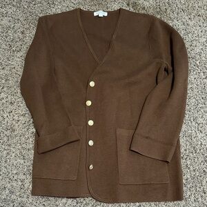 J. Crew Warm Brown Knit Top